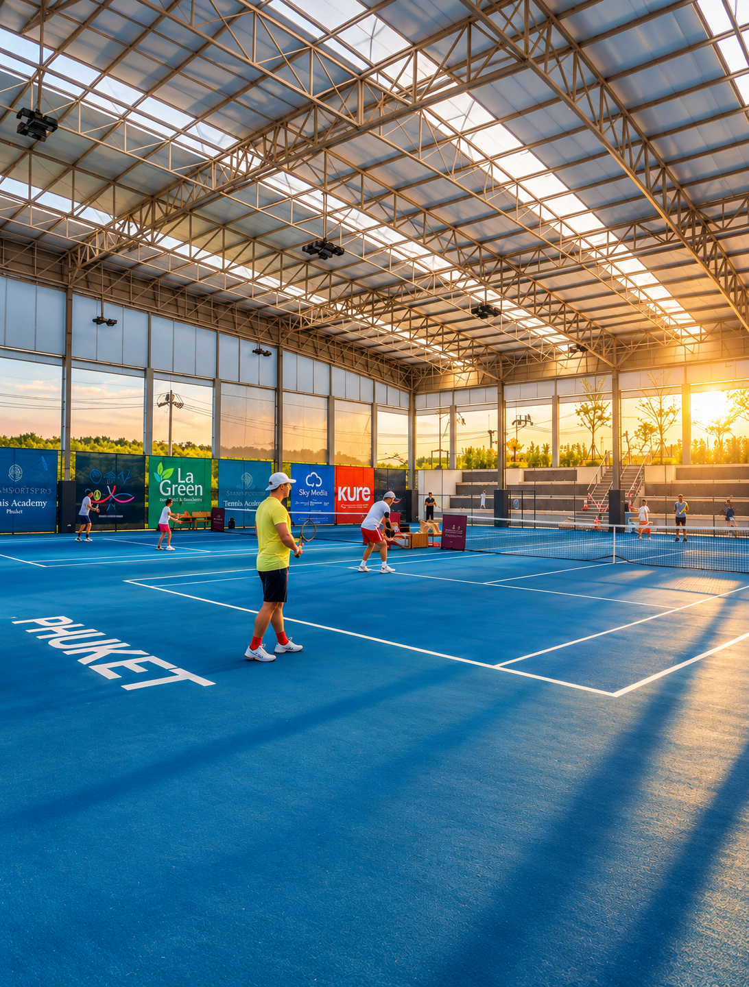 KĀHLĪ Tennis Academy court facilities