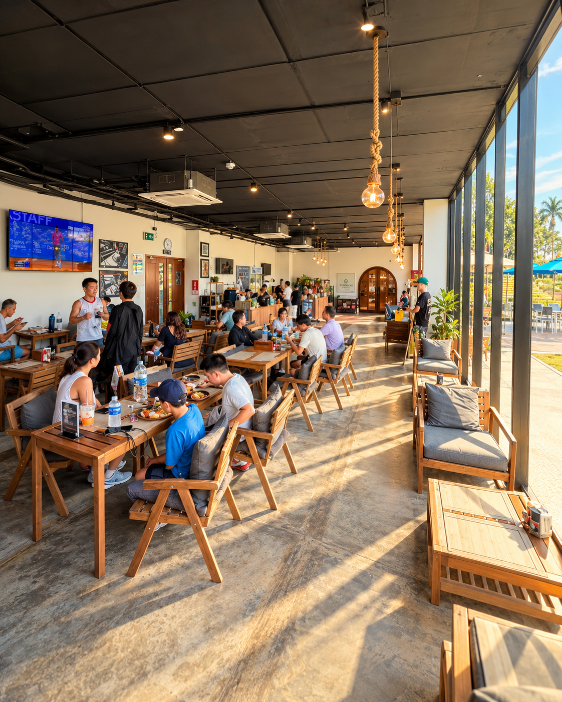 Courtside Café at KĀHLĪ Phuket